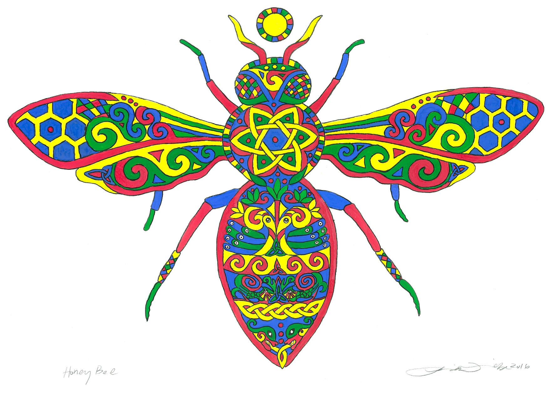 2016 Celtic Festival Fine Art Print: The Honey Bee